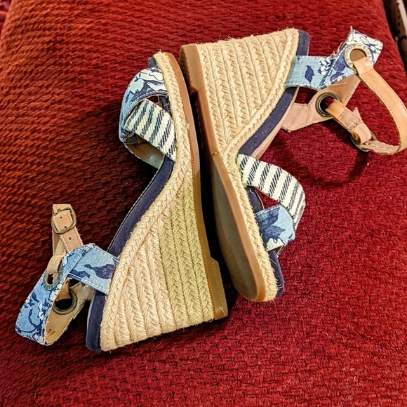 Sperry Top-Sider Saylor Womens Blue Liberty Sandals size 5 - Picture 2 of 11